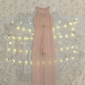 Blush pink romper/dress